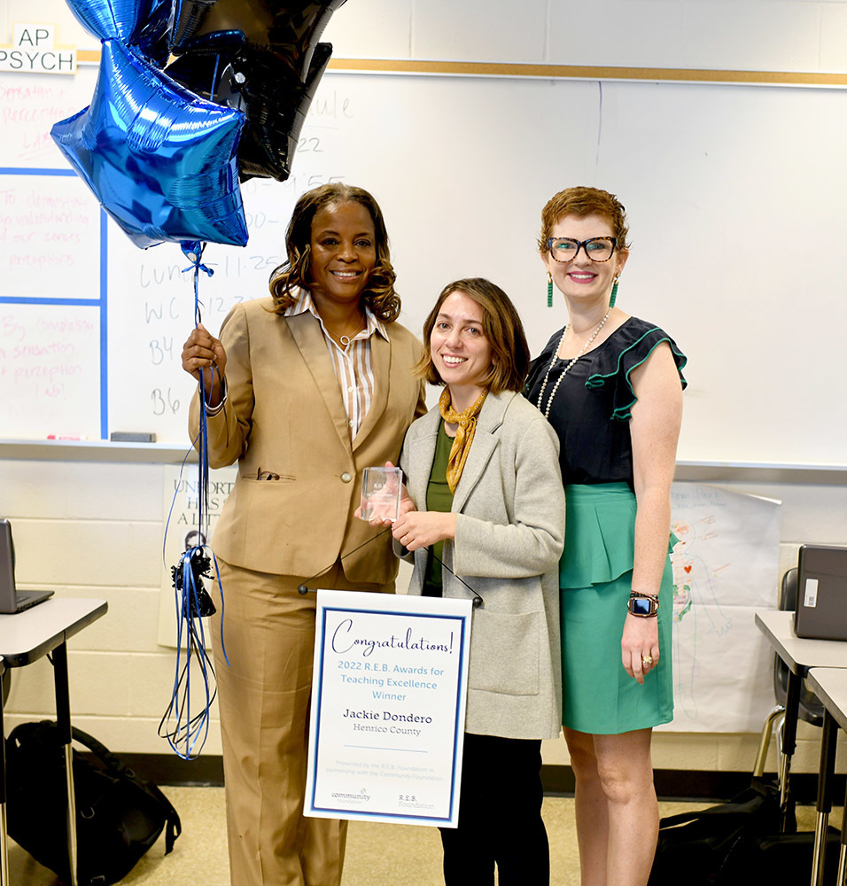HCPS educators receive grants, awards in recognition of classroom excellence Henrico County