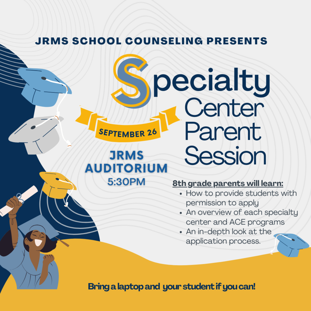 Specialty Center Parent Night John Rolfe Middle School